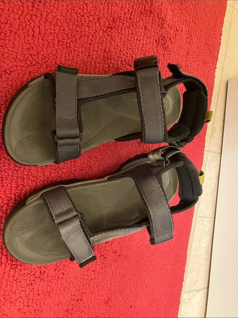 Dockers Black and Gray Men's Sport Sandals